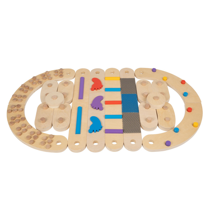 Wirkt sich positiv auf die Entwicklung der Füße, das Fußgewölbe und die richtige Körperhaltung aus Montessori Balancierbalken fördern die Entwicklung der grobmotorischen Fähigkeiten