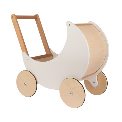 Kinder-Holzpuppenwagen