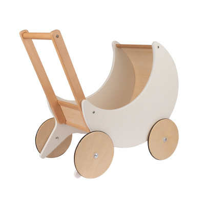 Kinder-Holzpuppenwagen