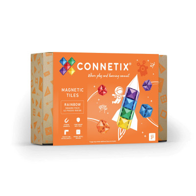 Magnetbausteine CONNETIX® Rainbow Square Pack 42 Stck.