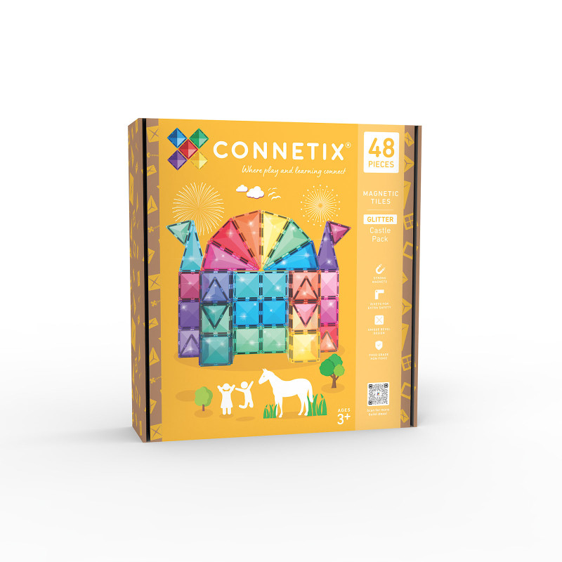 Magnetbausteine CONNETIX® Glitter Castle Pack 48 Stck. Magnetbausteine CONNETIX® Glitter Castle Pack 48 Stck.