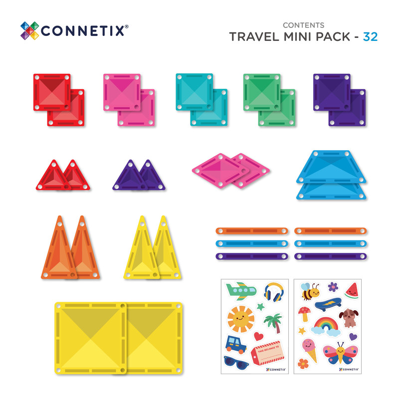 Magnetbausteine CONNETIX® Travel Mini Pack 32 Stck.