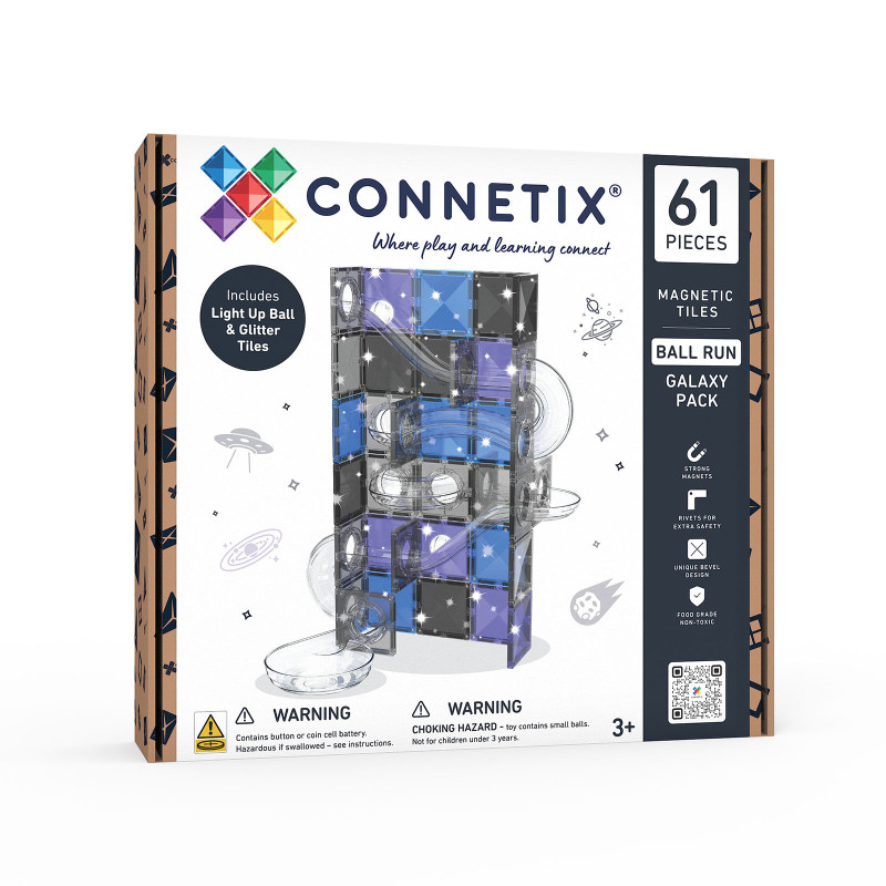 Magnetbausteine CONNETIX® Ball Run Galaxy Pack 61 Stck.
