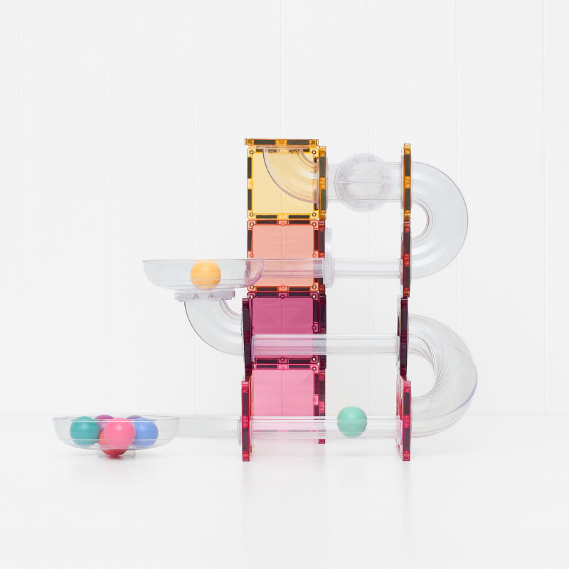Magnetbausteine CONNETIX® Ball Run Pastel Pack 114 Stck.