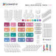 Magnetbausteine CONNETIX® Ball Run Pastel Pack 114 Stck.