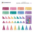 Magnetbausteine CONNETIX® Pastel Starter Pack 56 Stck.