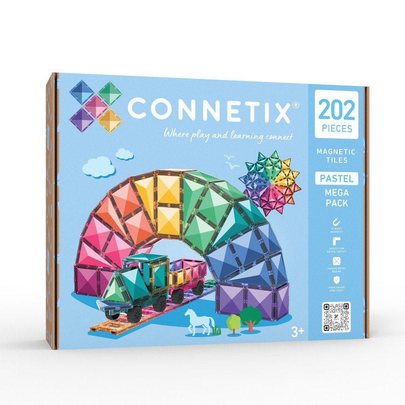 Magnetbausteine CONNETIX® Pastel Mega Pack 202 Stck.