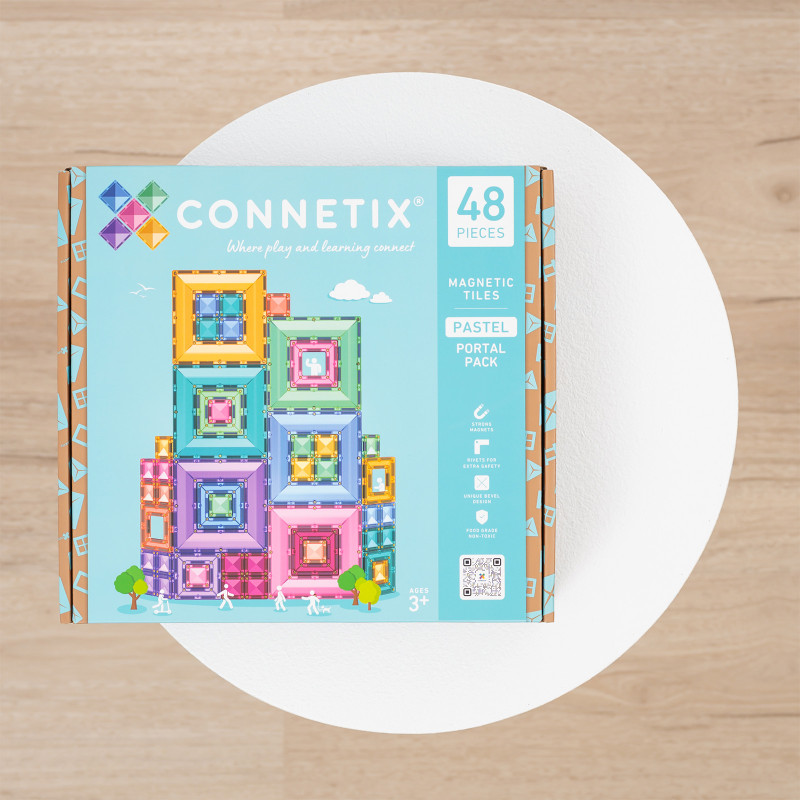 Magnetbausteine CONNETIX® Pastel Portal Pack 48 Stck.