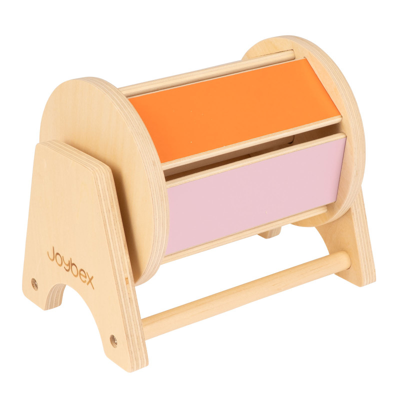 Montessori-Drehzylinder mit Glöckchen – Joybex Montessori-Drehzylinder mit Glöckchen – Joybex