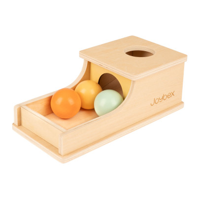 Lange Montessori-Box mit Kugel