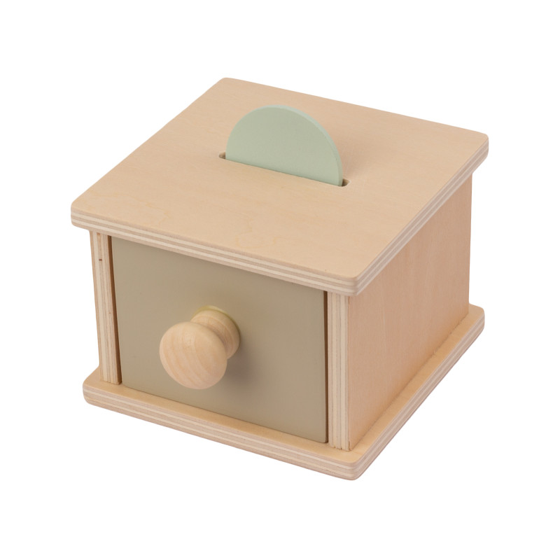 Montessori-Box mit Münze – Joybex Montessori-Box mit Münze – Joybex