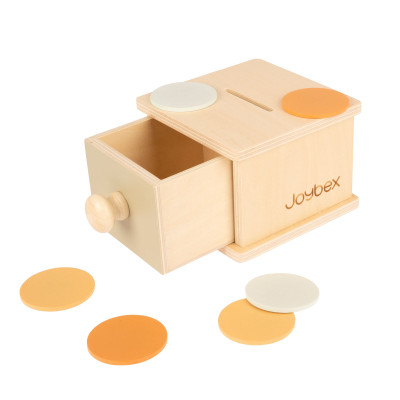 Montessori-Box mit Münze