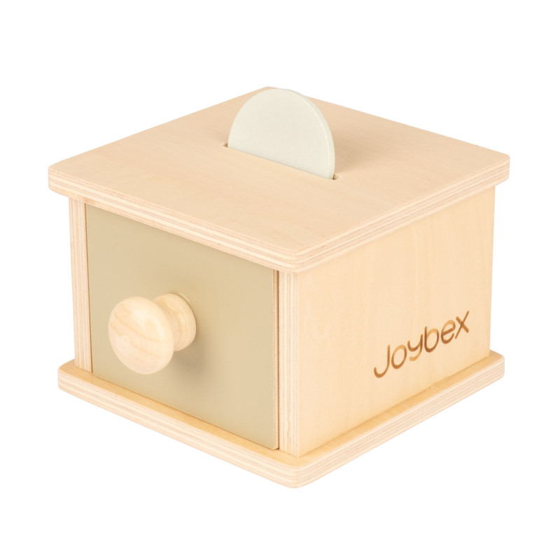 Montessori-Box mit Münze – Joybex Montessori-Box mit Münze – Joybex