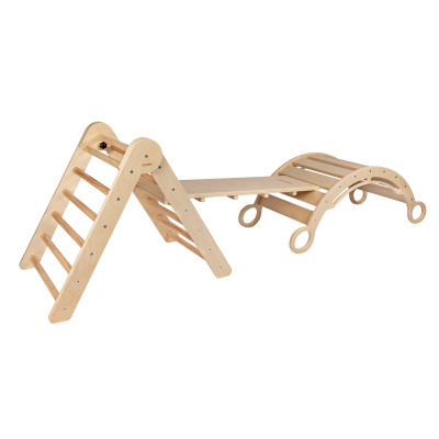 Kletterset Pikler „S“ mit Montessori-Schaukel