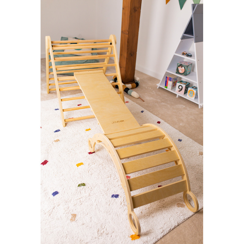 Kletterset Pikler „M“ mit Montessori-Schaukel – Joybex Kletterset Pikler „M“ mit Montessori-Schaukel – Joybex