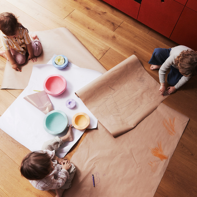 Stapelstein Inside Set Rainbow Pastel Stapelstein Inside Set Rainbow Pastel