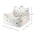Kindersessel Sitzsack Wigiwama® - Terrazzo Marble Beanbag Chair Kindersessel Sitzsack Wigiwama® - Terrazzo Marble Beanbag Chair