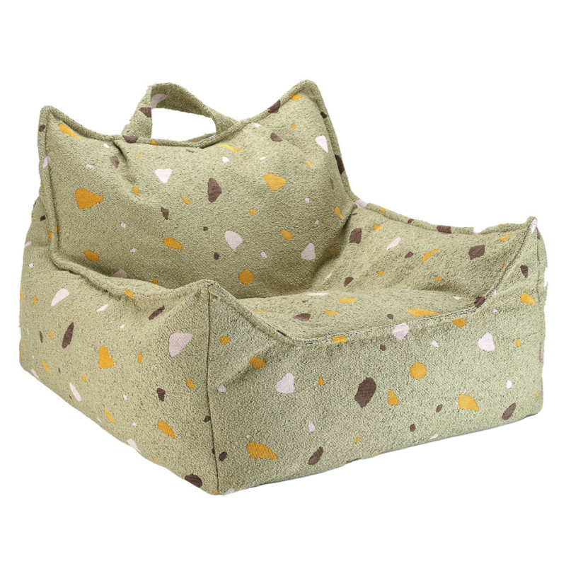 Kindersessel Sitzsack Wigiwama® - Terrazzo Moss Beanbag Chair Kindersessel Sitzsack Wigiwama® - Terrazzo Moss Beanbag Chair