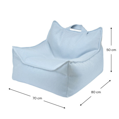 Kindersessel Sitzsack Wigiwama® - Azure Outdoor Beanbag Chair
