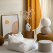 Kindersessel Sitzsack Wigiwama® - Cream White Beanbag Chair Kindersessel Sitzsack Wigiwama® - Cream White Beanbag Chair