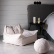 Kindersessel Sitzsack Wigiwama® - Cream White Beanbag Chair Kindersessel Sitzsack Wigiwama® - Cream White Beanbag Chair