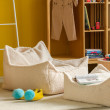 Kindersessel Sitzsack Wigiwama® - Cream White Beanbag Chair Kindersessel Sitzsack Wigiwama® - Cream White Beanbag Chair