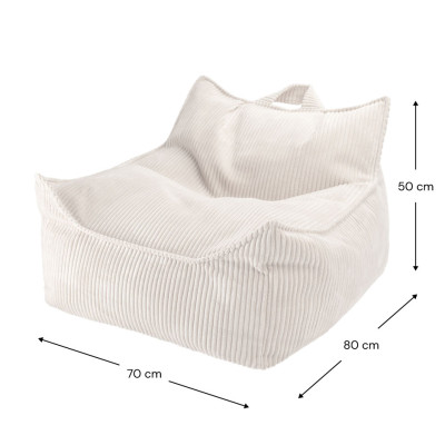 Kindersessel Sitzsack Wigiwama® - Marshmallow Beanbag Chair