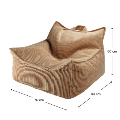 Kindersessel Sitzsack Wigiwama® - Toffee Beanbag Chair