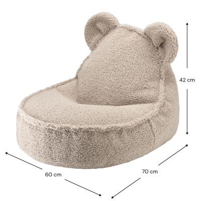 Kindersessel Sitzsack Wigiwama® - Biscuit Bear Beanbag