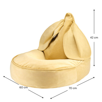 Kindersessel Sitzsack Wigiwama® - Salted Caramel Bunny Beanbag