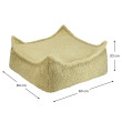 Ottomane Wigiwama® - Matcha Square Ottoman Ottomane Wigiwama® - Matcha Square Ottoman