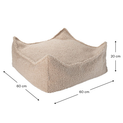 Ottomane Wigiwama® - Biscuit Square