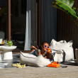 Ottomane Wigiwama® - Terra Outdoor Square Ottomane Wigiwama® - Terra Outdoor Square