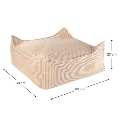 Ottomane Wigiwama® - Brown Sugar Square