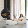 Ottomane Wigiwama® - Cream White Ottomane Wigiwama® - Cream White