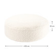 Ottomane Wigiwama® - Cream White Ottomane Wigiwama® - Cream White
