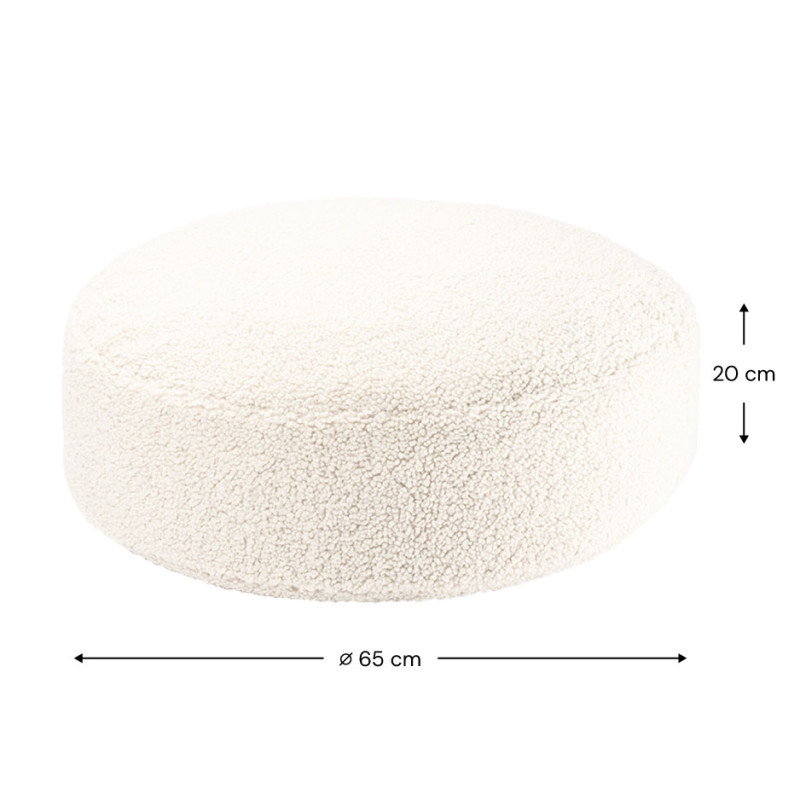 Ottomane Wigiwama® - Cream White Ottomane Wigiwama® - Cream White