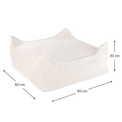 Ottomane Wigiwama® - Marshmallow Square