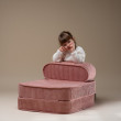 Ausklappbarer Kindersessel Wigiwama® – Pink Mousse Flip Ausklappbarer Kindersessel Wigiwama® – Pink Mousse Flip