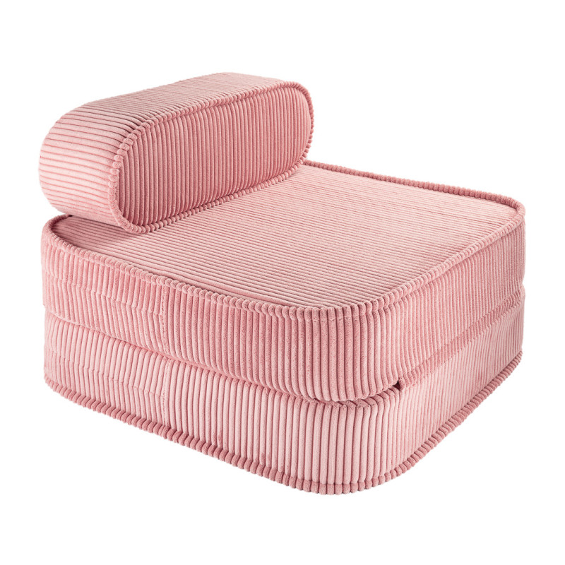 Ausklappbarer Kindersessel Wigiwama® – Pink Mousse Flip Ausklappbarer Kindersessel Wigiwama® – Pink Mousse Flip