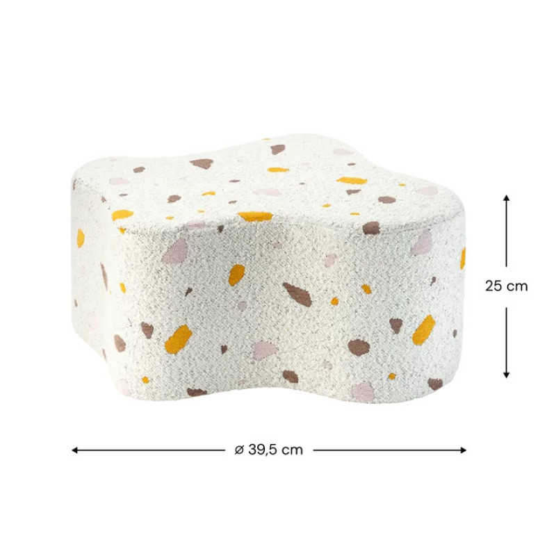 Pouf Wigiwama® - Terrazzo Marble Cloud Pouf Wigiwama® - Terrazzo Marble Cloud