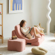 Pouf Wigiwama® - Guava Pink Cloud Pouf Wigiwama® - Guava Pink Cloud