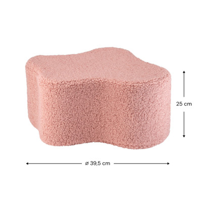 Pouf Wigiwama® - Guava Pink Cloud