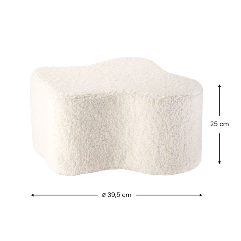 Pouf Wigiwama® - Cream White Cloud Pouf Wigiwama® - Cream White Cloud