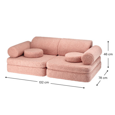 Wigiwama® Guava Pink Settee Sitzgruppe