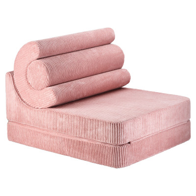 Ausklappbarer Kindersessel Wigiwama® – Pink Mousse Flipster