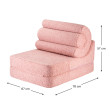 Ausklappbarer Kindersessel Wigiwama® – Guava Pink Flipster Ausklappbarer Kindersessel Wigiwama® – Guava Pink Flipster