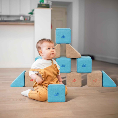 Magnetbausteine JollyHeap Pixi Set mit 12 Blöcken