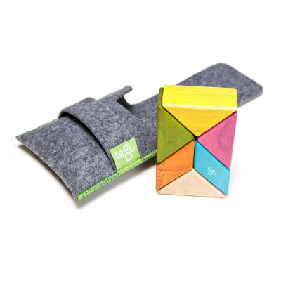 Magnetbausteine Tegu Travel Set Tints 6 Stk.