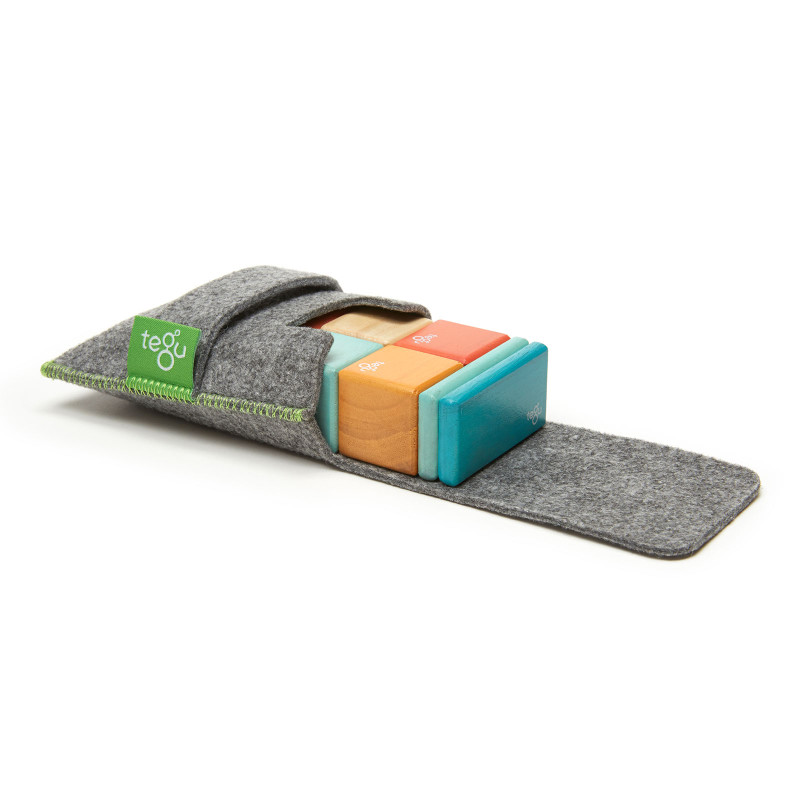 Magnetbausteine Tegu Travel Set Sunset 8 Stk. Magnetbausteine Tegu Travel Set Sunset 8 Stk.